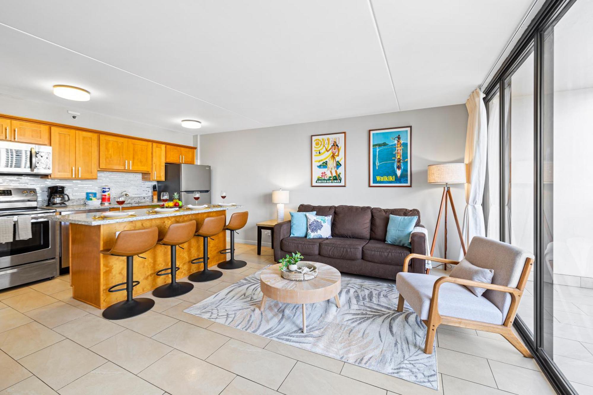 Great Ocean View Condo, Near Beach With Free Parking! Honolulu Zewnętrze zdjęcie