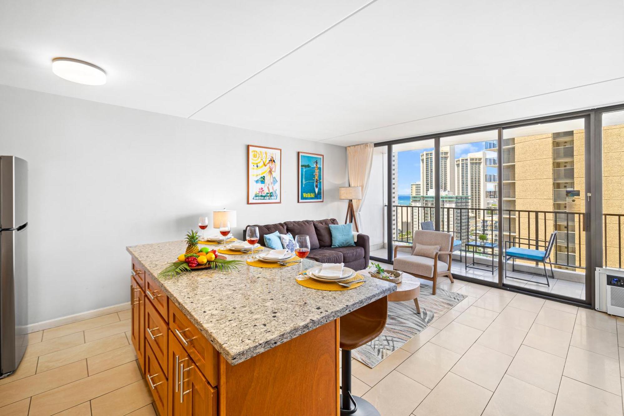 Great Ocean View Condo, Near Beach With Free Parking! Honolulu Zewnętrze zdjęcie